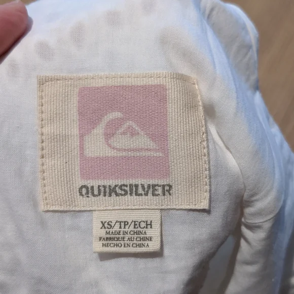 Quiksilver white dress. Size xsmall. - Picture 3 of 3